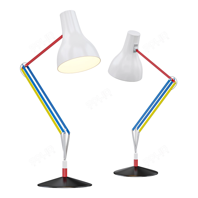 Paul Smith Edition Anglepoise Desk Lamp 3D model image 1