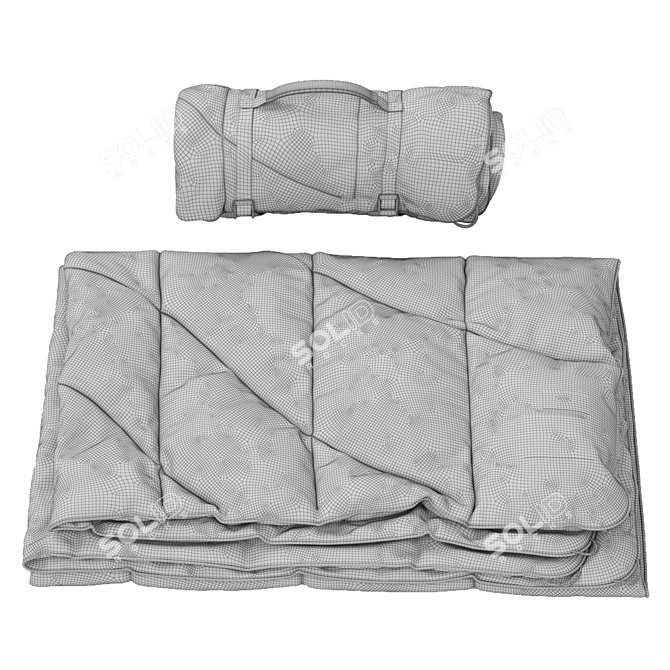 Snow Peak NanoLoft Takibi Blanket 3D model image 6