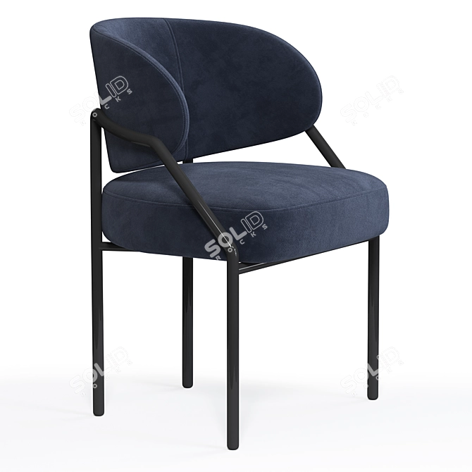 Elegant ISETTA Leisure Chair 3D model image 1