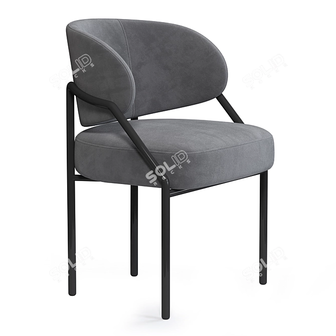 Elegant ISETTA Leisure Chair 3D model image 3