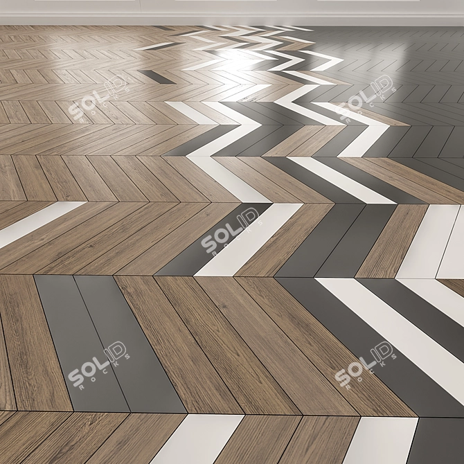 ParquetTile: The Perfect Flooring Solution 3D model image 1