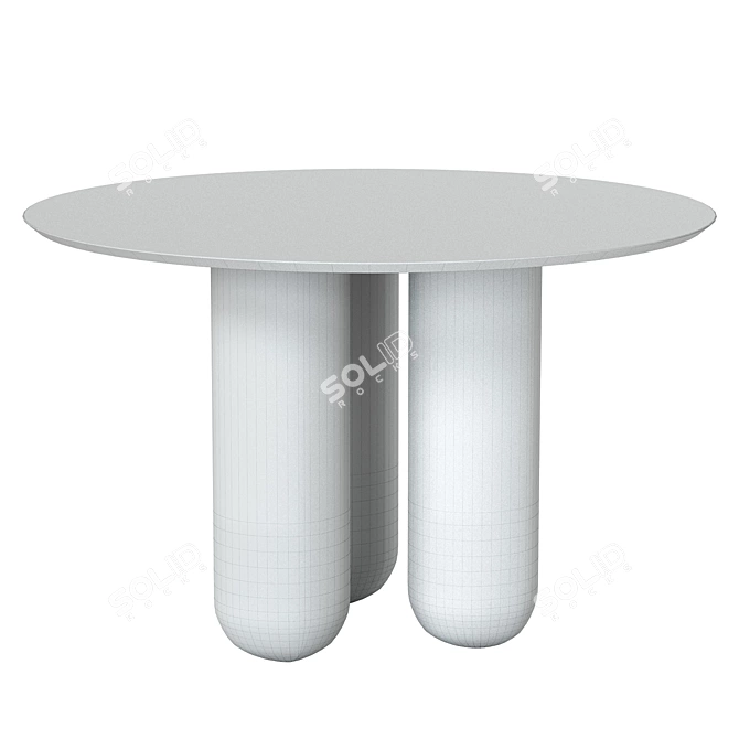 Luxury Bling Bling Table 3D model image 3