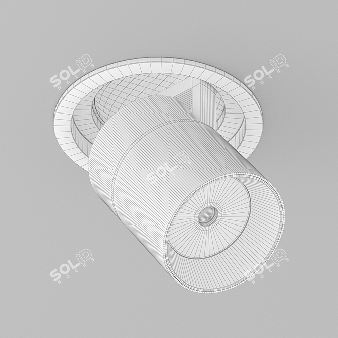 Title: Rotating Accent Lamp, 10W 3D model image 3