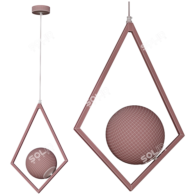 Modern Design Rangla Pendant Light 3D model image 2