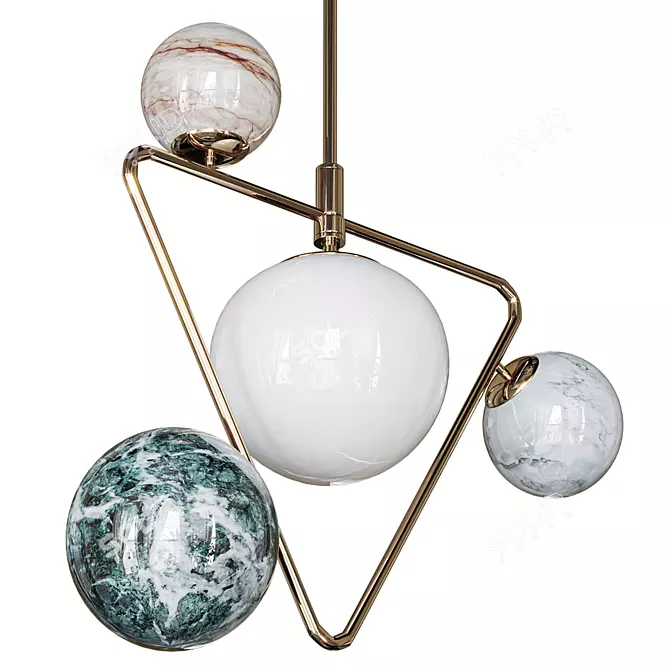 Cosmic Design Lamp: Cosmogony 3D model image 2