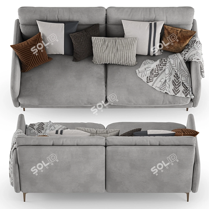Monte-Carlo Duvivier Canapes Sofa 3D model image 3