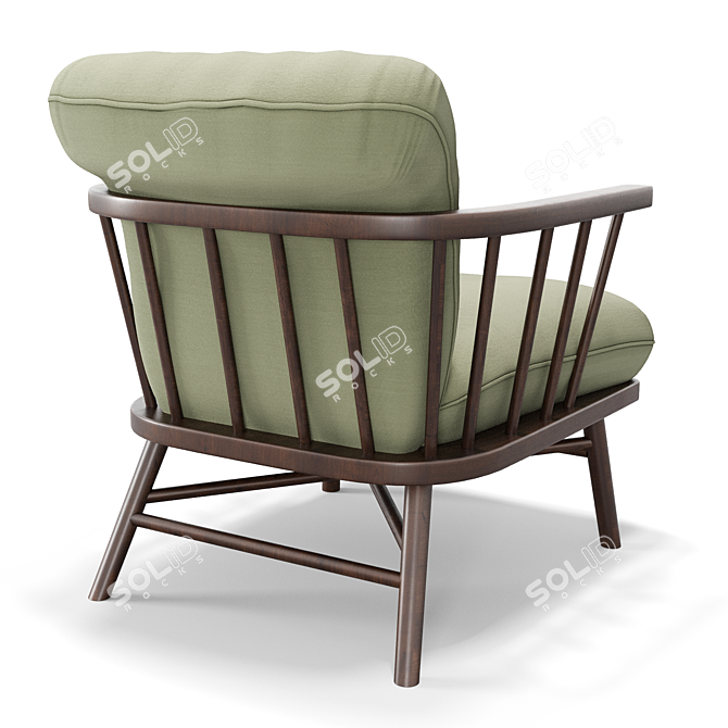 Sophisticate Lounge Chair 3D model image 3