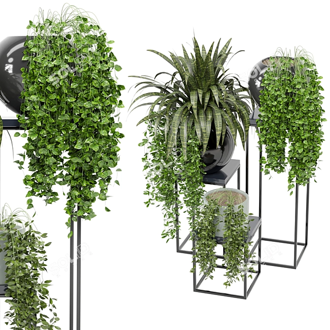 Indoor Greenery Collection - Set 171 3D model image 2