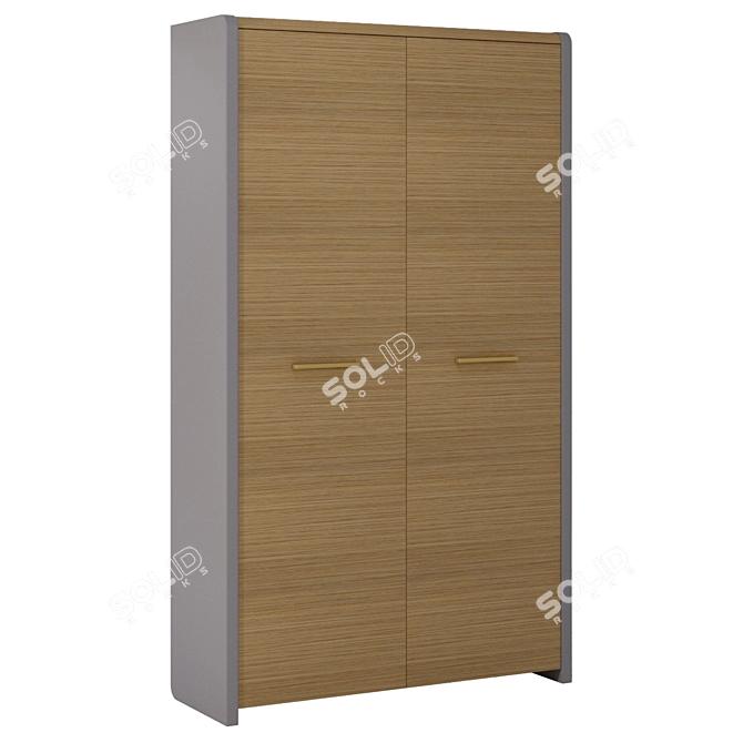 Adele Wardrobe: Elegant and Versatile 3D model image 3