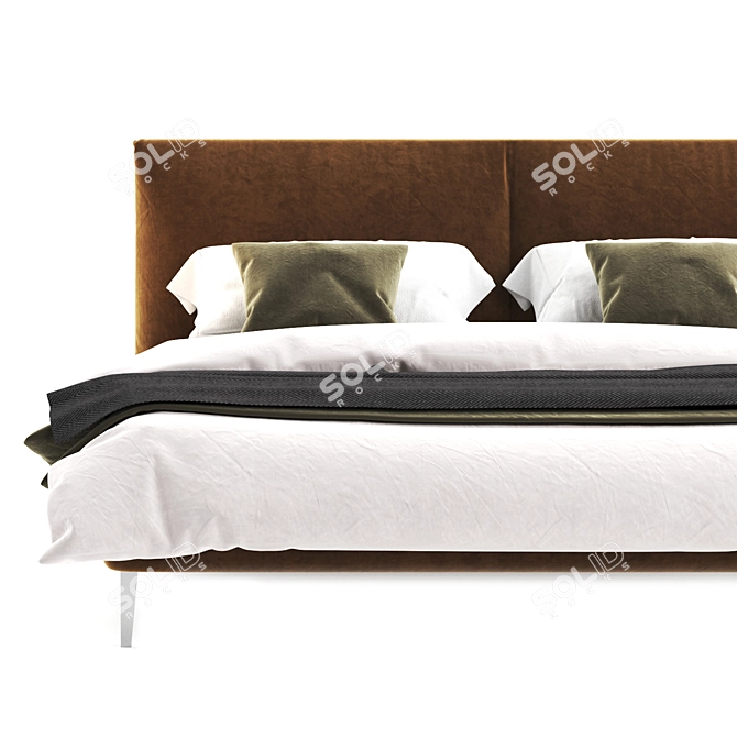 Luxurious Maxalto SELENA Bed 3D model image 2