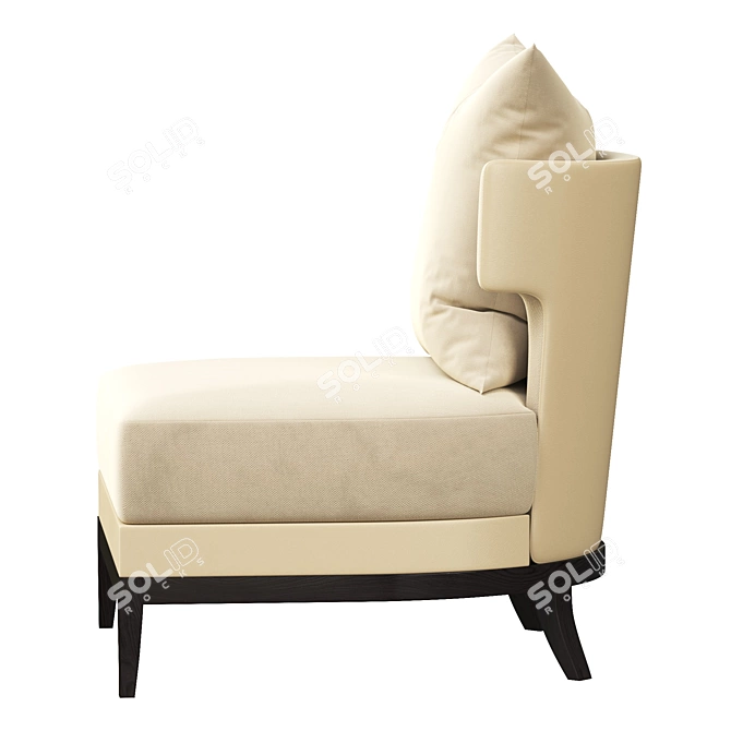 Luxury GOODWIN Armchair 3D model image 4