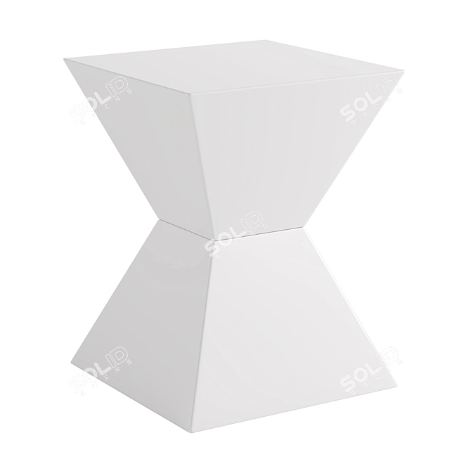 Hadlee End Table: Sleek and Stylish 3D model image 2