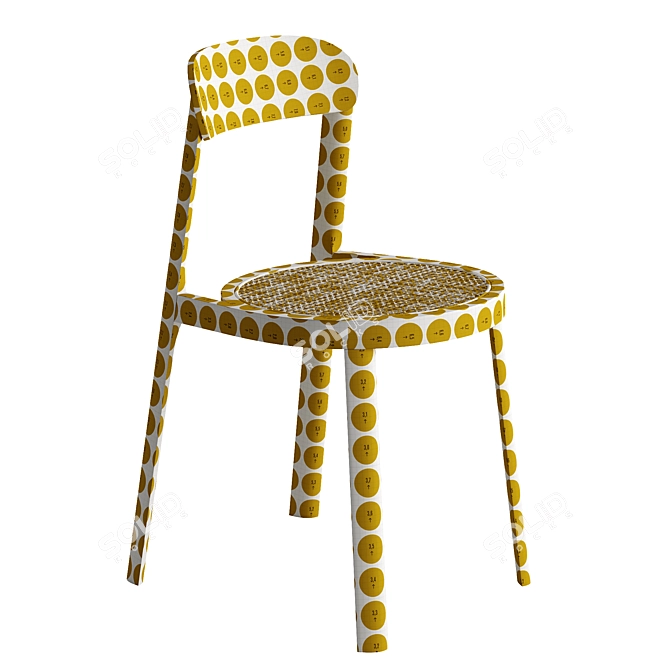 Elegant Skrivo Chair: Brulla 3D model image 4