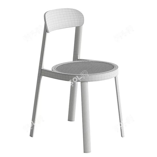 Elegant Skrivo Chair: Brulla 3D model image 5