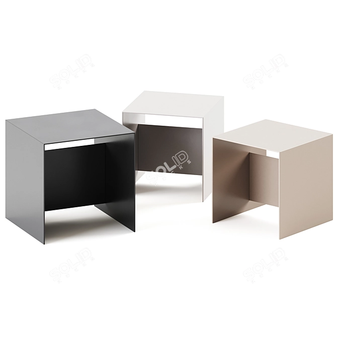 Modern Minimalist Coffee Tables 3D model image 1