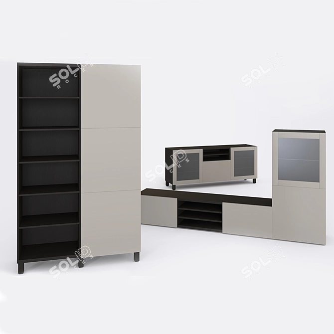 Modern and Stylish BESTA Furniture 3D model image 6