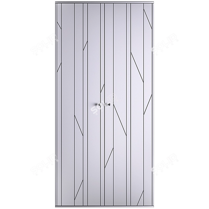 IDEA TW211 Wardrobe: Sleek, Spacious, and Stylish 3D model image 3