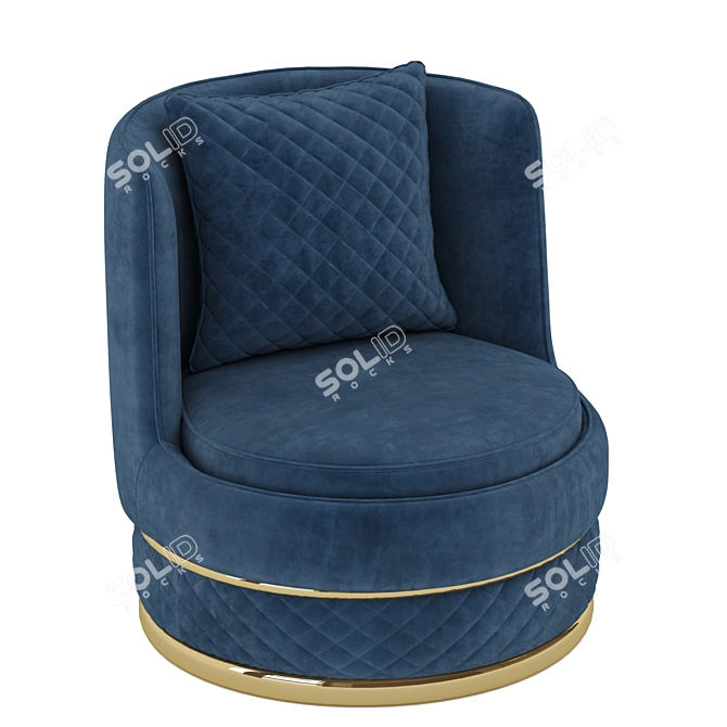 Elegant Mary Armchair: Stylish and Comfortable 3D model image 2