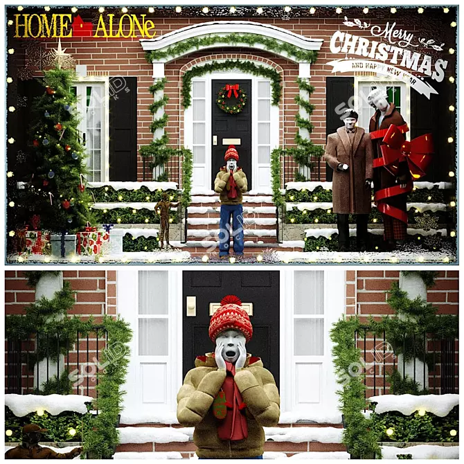 "Home Alone" Christmas Collection 3D model image 1