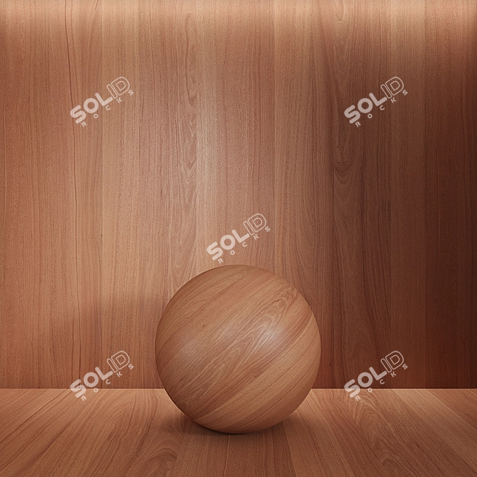 Seamless Wood Texture 3D model image 1