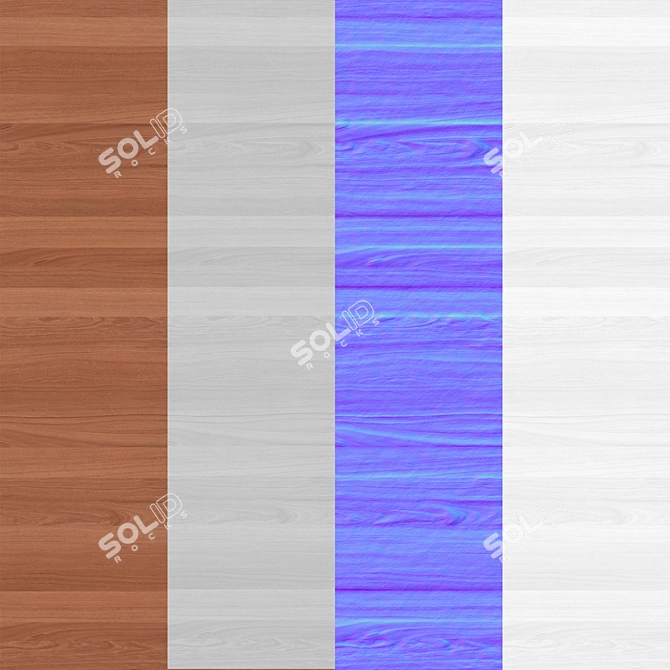 Seamless Wood Texture 3D model image 3