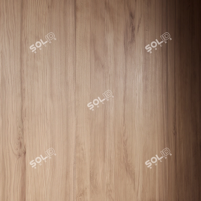 Seamless Cedar Wood Material 3D model image 2