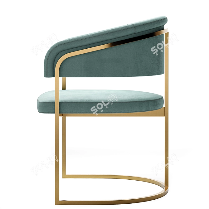 Sophisticated Comfort: Chair Clem by Visionaire 3D model image 4