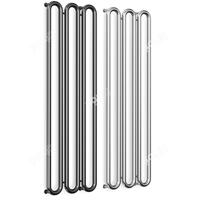 Antrax Tubone: Sleek Towel Warmer 3D model image 2