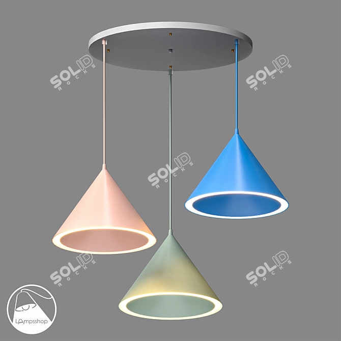 Nordic Marion Pendant Lights - Modern and Stylish 3D model image 3