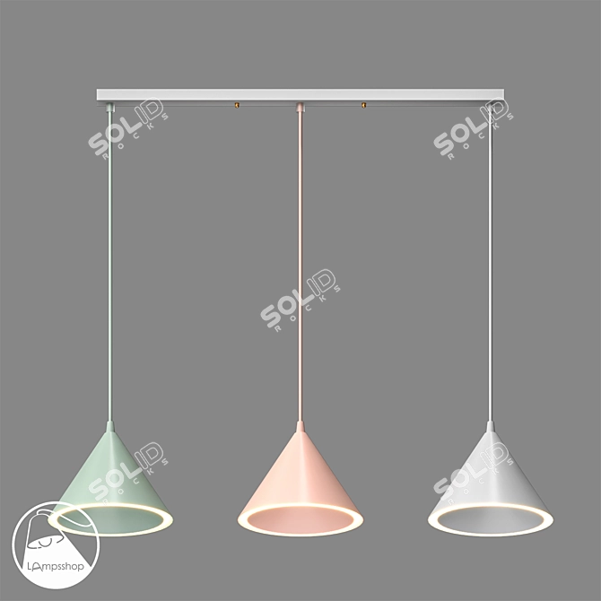 Nordic Marion Pendant Lights - Modern and Stylish 3D model image 4