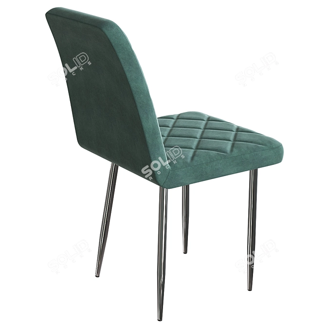 ARION Metal Light Dining Chair 3D model image 2