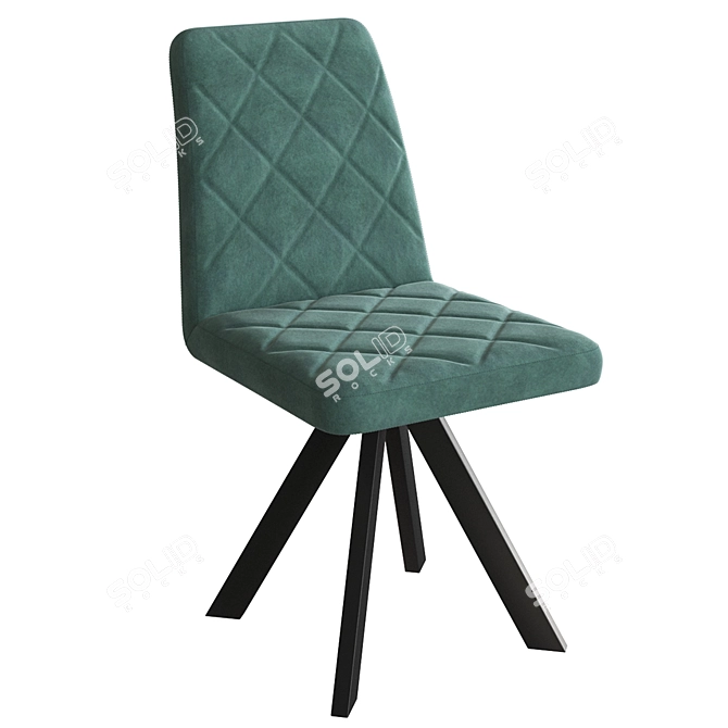 Title: Arion Rodeo OM 880 - Stylish and Comfortable Metal Leg Chair 3D model image 1