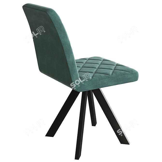 Title: Arion Rodeo OM 880 - Stylish and Comfortable Metal Leg Chair 3D model image 2