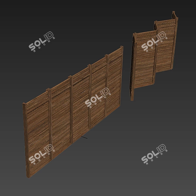 Polygon Screen Branch Straight - UVW Unwrap - Vray & Corona Render 3D model image 5