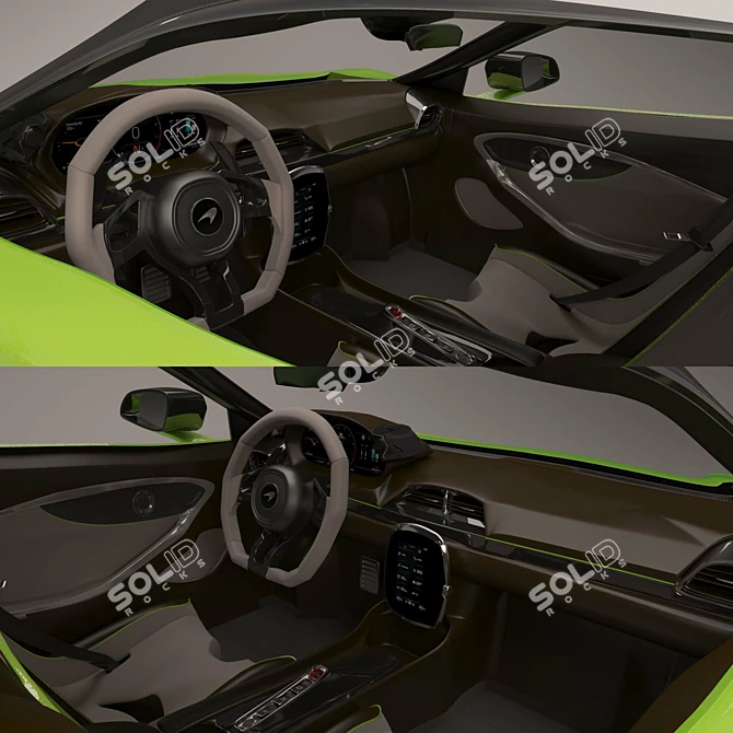 2022 McLaren Artura: Hybrid Supercar 3D model image 11