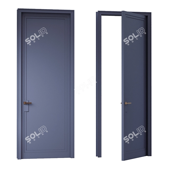 Modern Style MDF Door by Atribut 3D model image 2