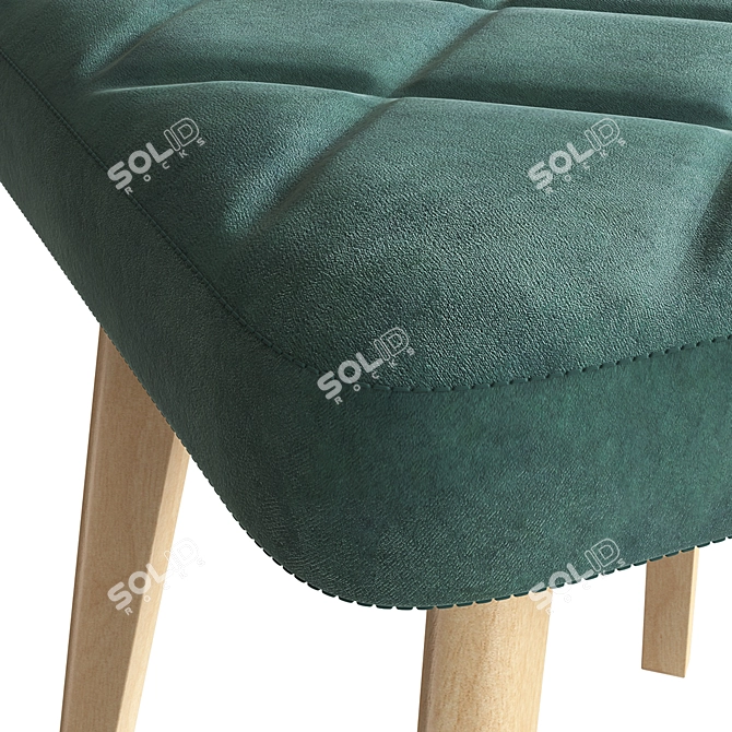 Arion Compact Wood Chair 3D model image 3