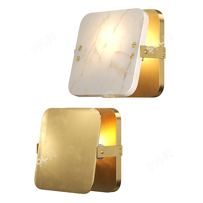 Elegant ARTERIORS Mercury Sconce 3D model image 1