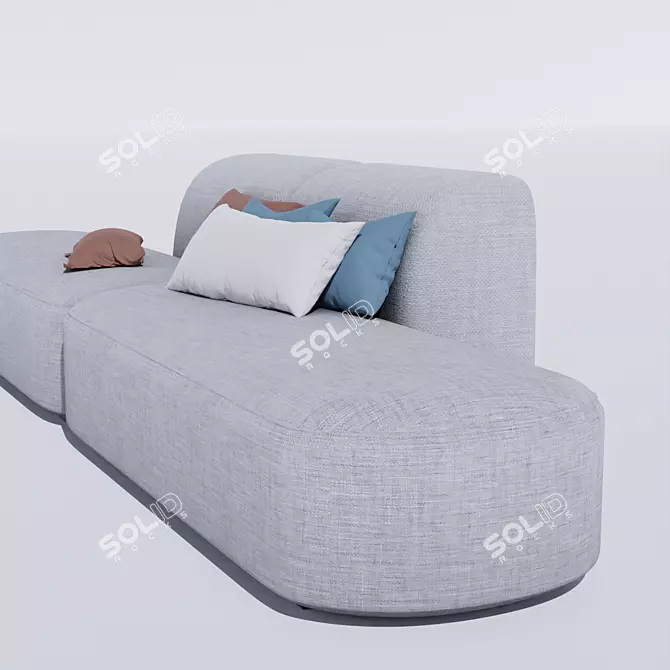 Comfy Chic Sofa 3D model image 2