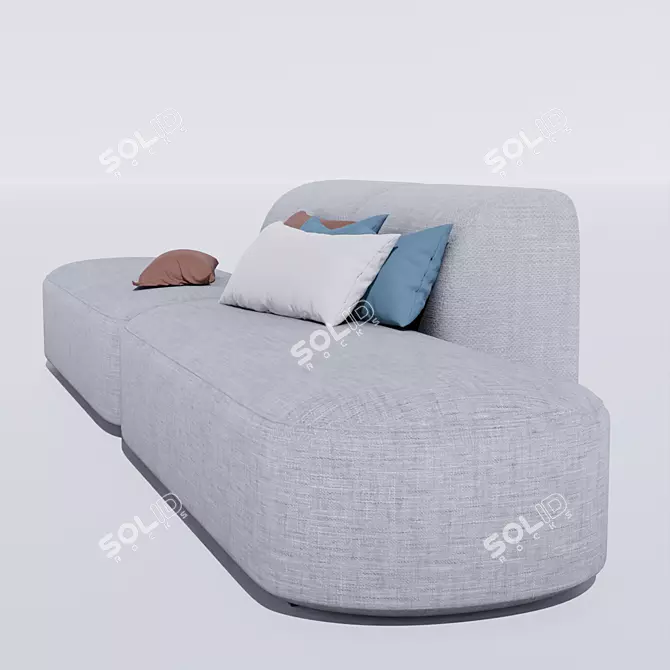 Comfy Chic Sofa 3D model image 3