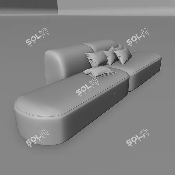 Comfy Chic Sofa 3D model image 5