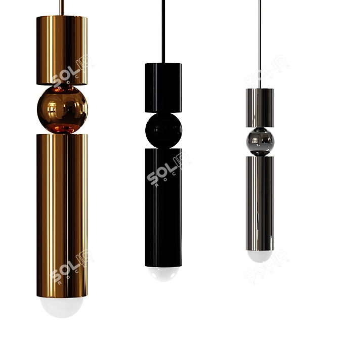 Plumb Design Lamp: Modern and Sleek 3D model image 1