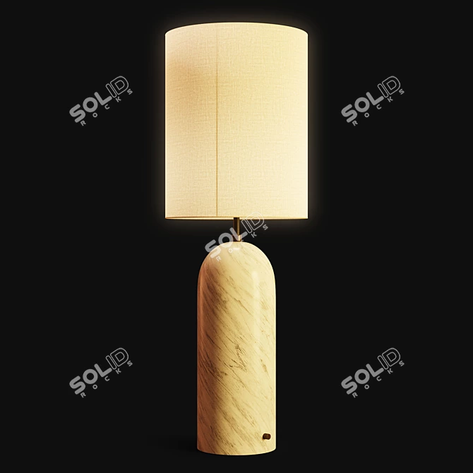 Title: Gubi Gravity XL High Floor Lamp 3D model image 4