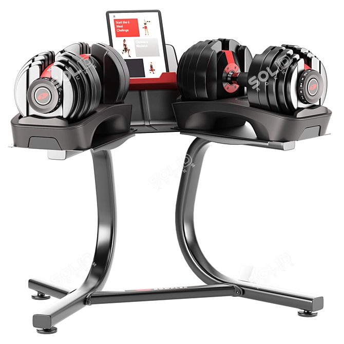 Bowflex SelectTech - Adjustable Dumbbells 3D model image 1