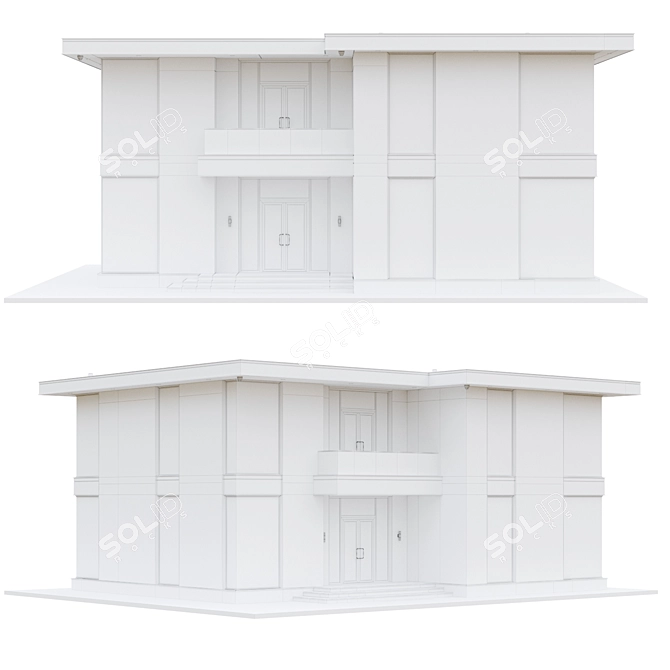  Modern Modular Buildings - 002 3D model image 5