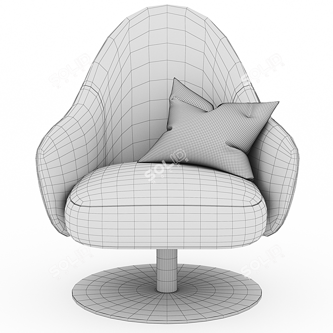 Modern Ludwig Chair - 2017 Design 3D model image 3