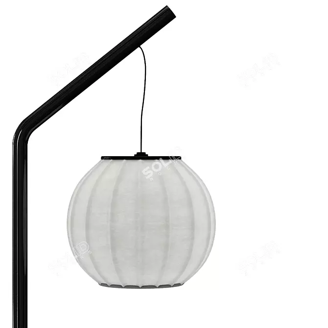 Modern Ceramic Metal Lamp - Roche Bobois MEI 3D model image 3