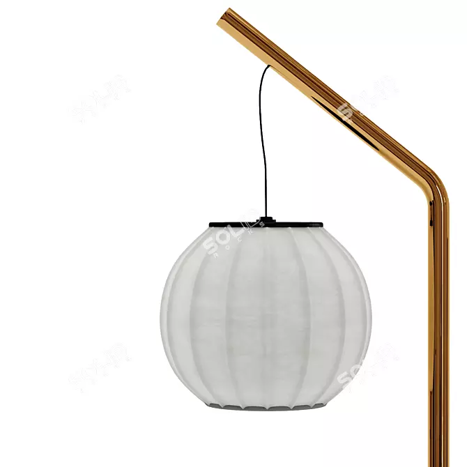 Modern Ceramic Metal Lamp - Roche Bobois MEI 3D model image 6