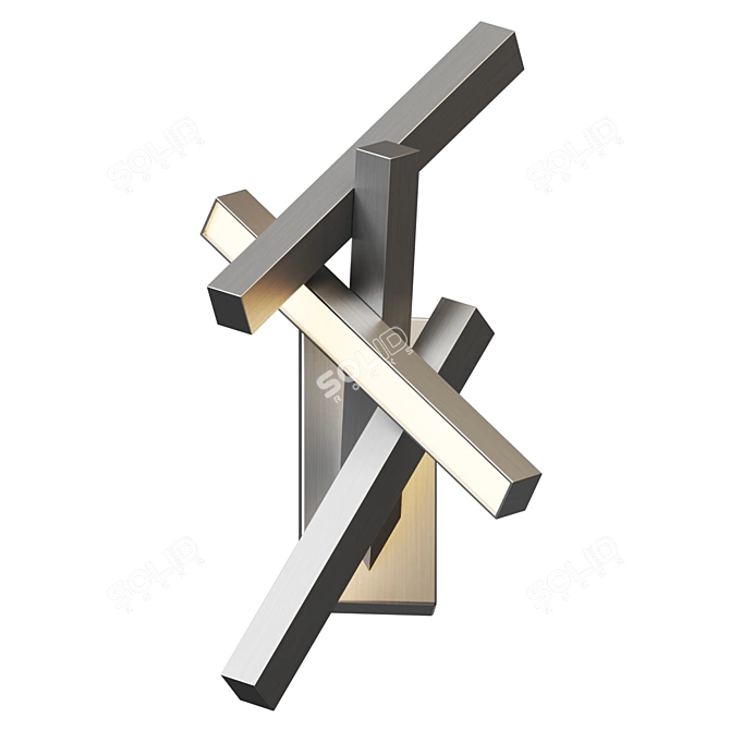 Title: Chaos Modern Forms Wall Sconce 3D model image 5