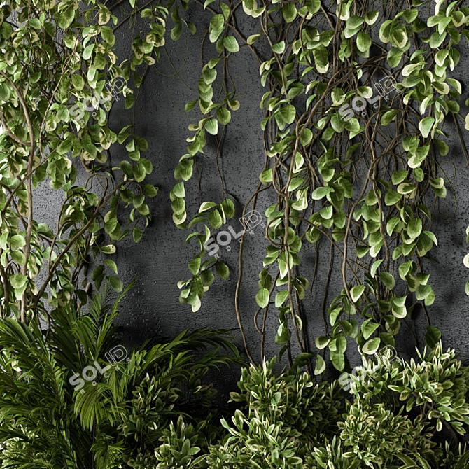 Evergreen Wall - Outdoor Vertical Garden 3D model image 5